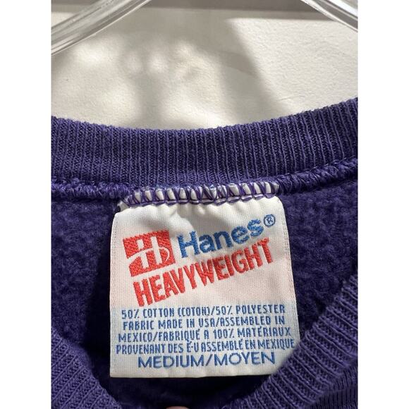 Oregon Sweater Vintage Hanes / Purple / Size Medium / - Picture 2 of 5